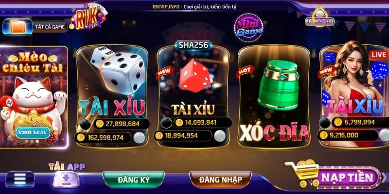 Không sợ nhàm chán với kho game phong phú và đỉnh cao tại Rik88
